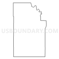 Census Tract 9774, Cloud County, Kansas (Light Gray Border)