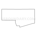 Census Tract 7884, McPherson County, Kansas (Light Gray Border)