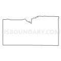 Census Tract 9658, Greenwood County, Kansas (Light Gray Border)