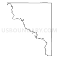 Census Tract 9516, Neosho County, Kansas (Light Gray Border)