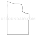 Census Tract 14, Douglas County, Kansas (Light Gray Border)