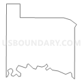 Census Tract 10.02, Douglas County, Kansas (Light Gray Border)