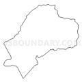 Census Tract 9205, Taylor County, Kentucky (Light Gray Border)