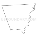 Census Tract 9202, Edmonson County, Kentucky (Light Gray Border)