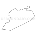Census Tract 9304, Green County, Kentucky (Light Gray Border)