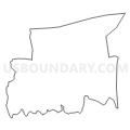 Census Tract 9501, Barren County, Kentucky (Light Gray Border)