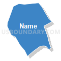 Census Tract 2.01, Terrebonne Parish, Louisiana (Solid Fill with Shadow)