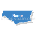 Census Tract 9513, East Feliciana Parish, Louisiana (Solid Fill with Shadow)