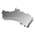 Census Tract 9603, Union Parish, Louisiana (Gray Gradient Fill with Shadow)