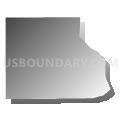 Census Tract 31.01, Calcasieu Parish, Louisiana (Gray Gradient Fill with Shadow)