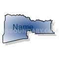 Census Tract 27, Calcasieu Parish, Louisiana (Radial Fill with Shadow)