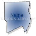 Census Tract 35, Calcasieu Parish, Louisiana (Radial Fill with Shadow)