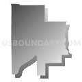 Census Tract 9504, Vermilion Parish, Louisiana (Gray Gradient Fill with Shadow)