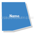 Census Tract 9542, Tangipahoa Parish, Louisiana (Solid Fill with Shadow)