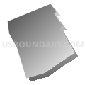 Census Tract 260, Jefferson Parish, Louisiana (Gray Gradient Fill with Shadow)