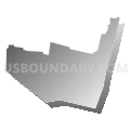 Census Tract 9800, Jefferson Parish, Louisiana (Gray Gradient Fill with Shadow)