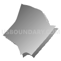 Census Tract 408.03, St. Tammany Parish, Louisiana (Gray Gradient Fill with Shadow)