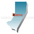 Census Tract 59, Ouachita Parish, Louisiana (Blue Gradient Fill with Shadow)