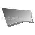 Census Tract 234, Jefferson Parish, Louisiana (Gray Gradient Fill with Shadow)