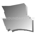 Census Tract 707, St. John the Baptist Parish, Louisiana (Gray Gradient Fill with Shadow)