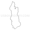 Census Tract 9707, Sagadahoc County, Maine (Light Gray Border)