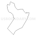 Census Tract 107, Androscoggin County, Maine (Light Gray Border)