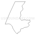 Census Tract 16, Allegany County, Maryland (Light Gray Border)
