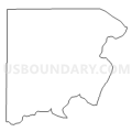 Census Tract 1, Garrett County, Maryland (Light Gray Border)