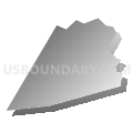 Census Tract 8073.04, Prince George's County, Maryland (Gray Gradient Fill with Shadow)