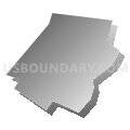 Census Tract 8039, Prince George's County, Maryland (Gray Gradient Fill with Shadow)