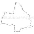 Census Tract 7013.17, Montgomery County, Maryland (Light Gray Border)