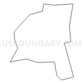 Census Tract 7038, Montgomery County, Maryland (Light Gray Border)