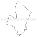 Census Tract 4131, Norfolk County, Massachusetts (Light Gray Border)