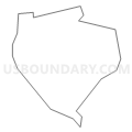 Census Tract 2041.01, Essex County, Massachusetts (Light Gray Border)