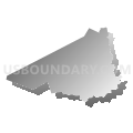 Census Tract 2233, Essex County, Massachusetts (Gray Gradient Fill with Shadow)