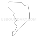 Census Tract 2608, Essex County, Massachusetts (Light Gray Border)