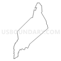 Census Tract 7042, Worcester County, Massachusetts (Light Gray Border)
