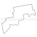 Census Tract 7032, Worcester County, Massachusetts (Light Gray Border)