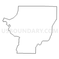 Census Tract 2, Benzie County, Michigan (Light Gray Border)