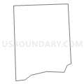 Census Tract 5652, Wayne County, Michigan (Light Gray Border)