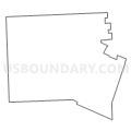 Census Tract 6450, St. Clair County, Michigan (Light Gray Border)