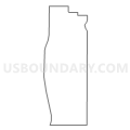 Census Tract 9510, Branch County, Michigan (Light Gray Border)