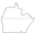 Census Tract 9516, Branch County, Michigan (Light Gray Border)