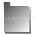 Census Tract 118, Van Buren County, Michigan (Gray Gradient Fill with Shadow)