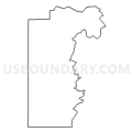 Census Tract 23, Marquette County, Michigan (Light Gray Border)