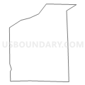 Census Tract 134, Kent County, Michigan (Light Gray Border)