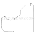 Census Tract 9601, Luce County, Michigan (Light Gray Border)