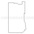 Census Tract 9606, Cheboygan County, Michigan (Light Gray Border)