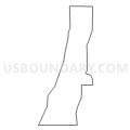 Census Tract 9606, Antrim County, Michigan (Light Gray Border)