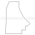 Census Tract 9705, Roscommon County, Michigan (Light Gray Border)